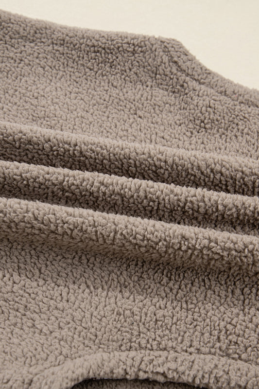 Goat Side Bows Sherpa Fleece Vest